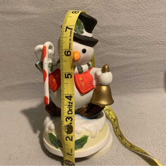 Vintage Christmas candy cane musical Frosty the snowman - Picture 8 of 8